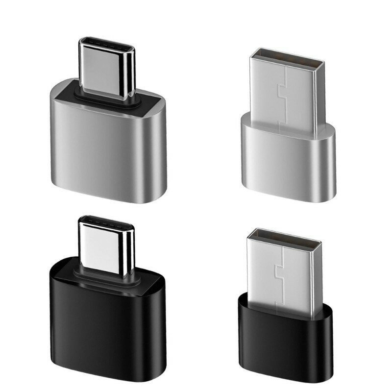 Adaptador USB 2.0 Tipo-C OTG, macho para USB conversor fêmea para Mac, laptop, conector USBC OTG