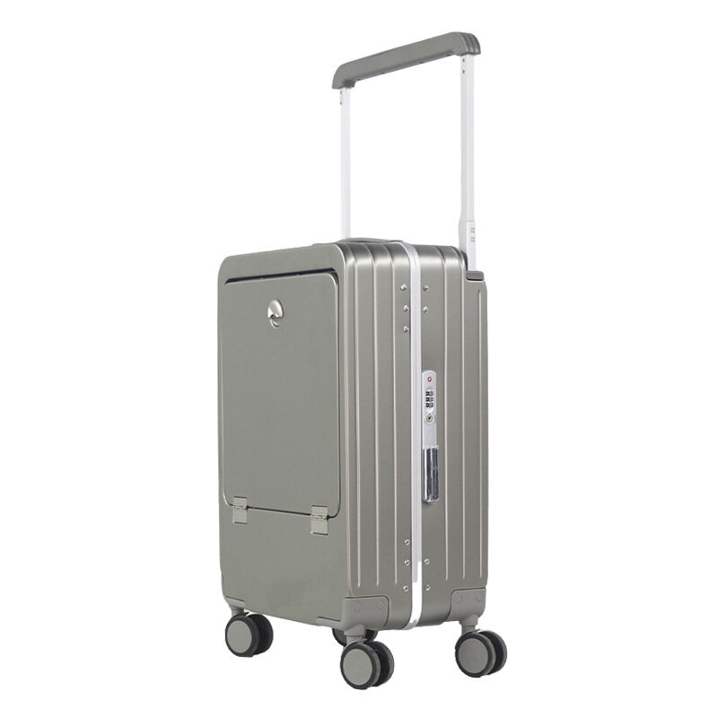 VIP customized new large capacity wide trolley suitcase cost-effective 20 inch trolley suitcase universal wheel suitcase