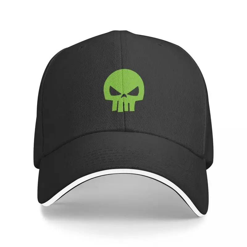Zielona czaszka czapka z daszkiem czapka z daszkiem czapka z daszkiem |-f-| Kapelusz kapelusz dla mężczyzn kobiet