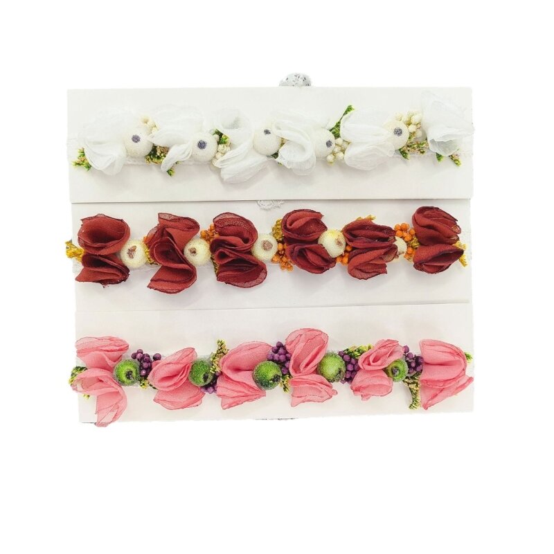 Entzückendes Blumen-Haarband für Neugeborene, Fotografie-Requisiten, Stirnband, elastische Haarbänder
