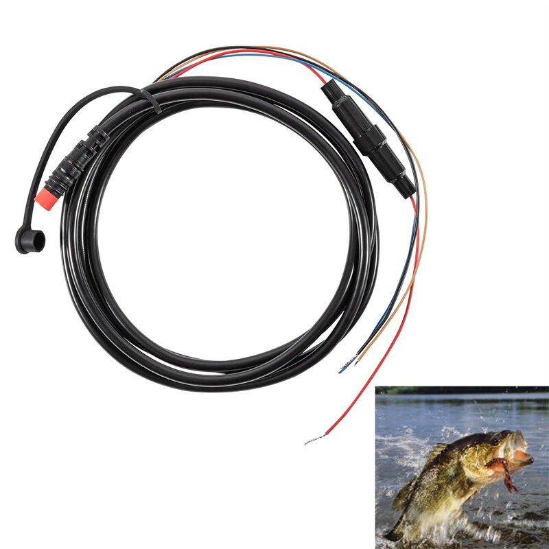 Kabel daya Adaptor koneksi cepat 010-12199-04 4-Pin 4Xdv untuk Garmin EchoMAP & Striker seri Fishfinder konektor tahan air