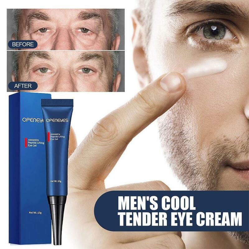 1 szt. Retinol mężczyźni usuwają zmarszczki krem pod oczy, blakną ciemne koła worka na oczy, Anti-Aging oczy, nawilżająca pielęgnacja skóry