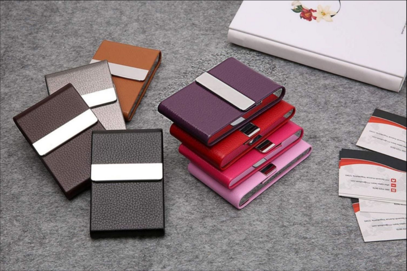 Neue Kreditkarten inhaber Mode Geldbörse Anti-Diebstahl-Fall mit Abdeckung für Karten ID Smartcard-Inhaber Mode Frauen Männer Mini-Brieftasche
