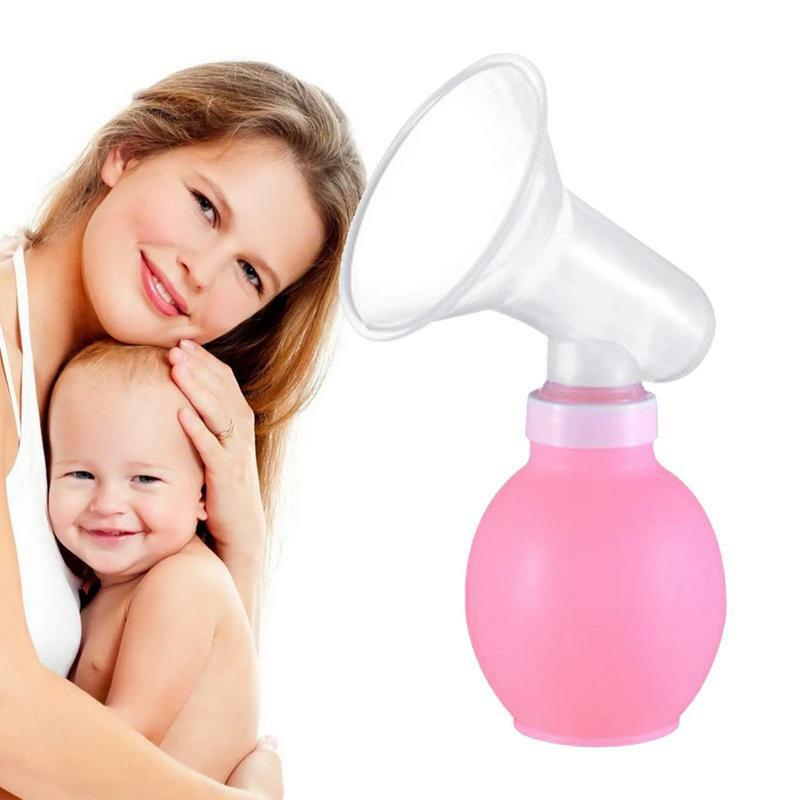Manual Breastfeeding Pump Powerful Baby Nipple Suction Feeding Milk Bottles Breasts Pumps Silicone Breastfeeding Pump Tool