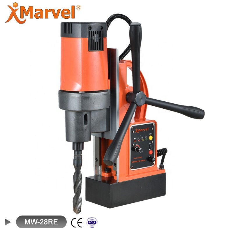 MW-28RE 28mm drill with bubble level tapping rock roller magnetic drilling bit