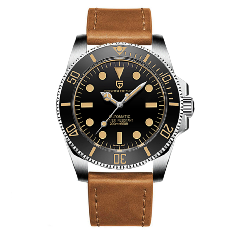 PAGANI DESIGN New Super Luminous Men Relógios De Pulso Mecânicos Cerâmica Bezel Sapphire Glass Automatic Watch Men relógio masculino