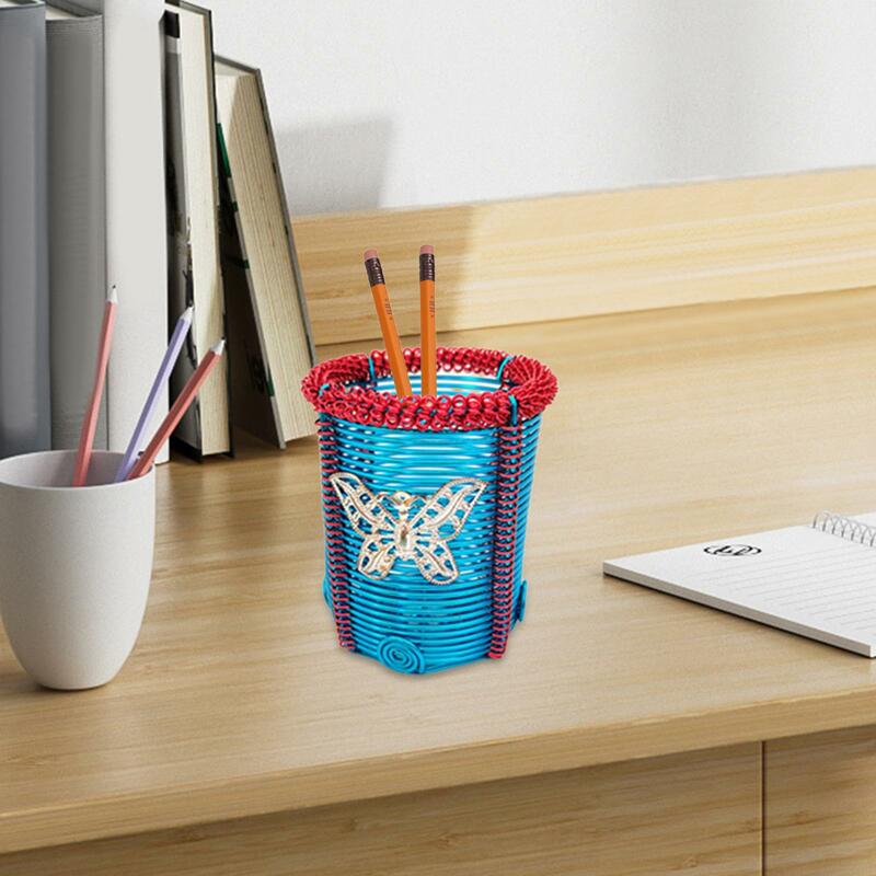 Pencil Organizer Holder Pen Holder Creative Handicraft Easy Use Stationery Container Storage Box for Party Favors Adults Kids