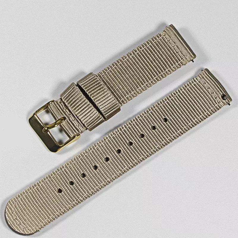 Tali nilon 18mm 20mm tali 22mm desain tali lepas cepat cocok untuk jam tangan pintar