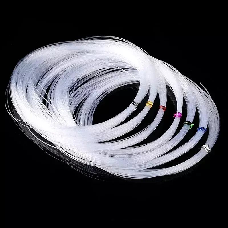 Strong Nylon String para Fazer Jóias, Beading Cord, Clear, Non-Stretch, Fish Line, 0.2mm, 0.25mm, 0.3mm, 0.35mm, 0.4mm, 0.5mm, 0.6mm, 0,7 milímetros, 0,9 milímetros, 1mm