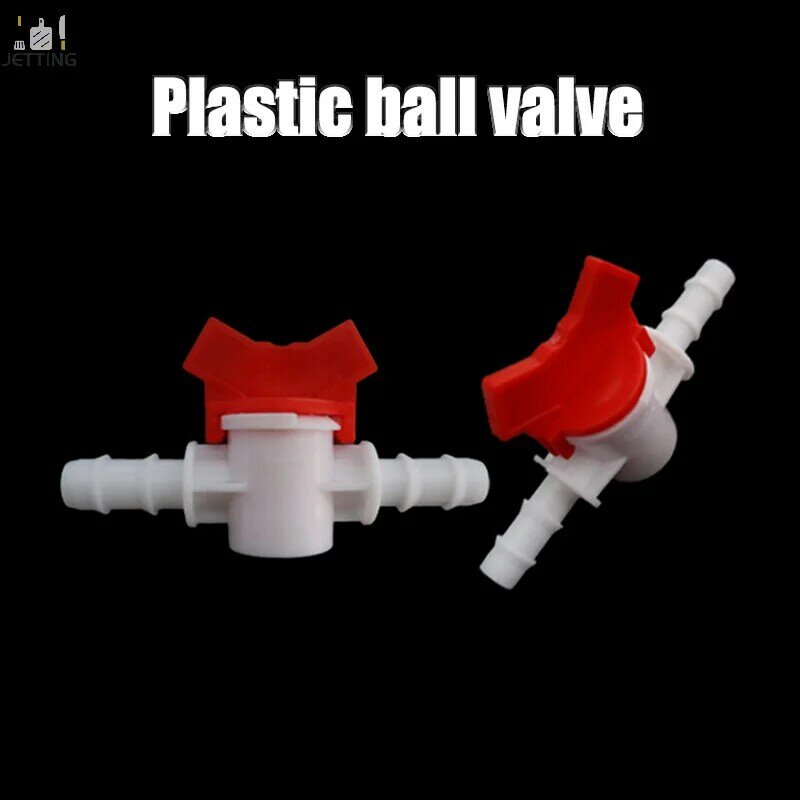 Control Valve Water Tank Connector Plastic Shut Off Valve Tube Aquarium Air Pump Hose Connector Plastic Fixed Ball Valve