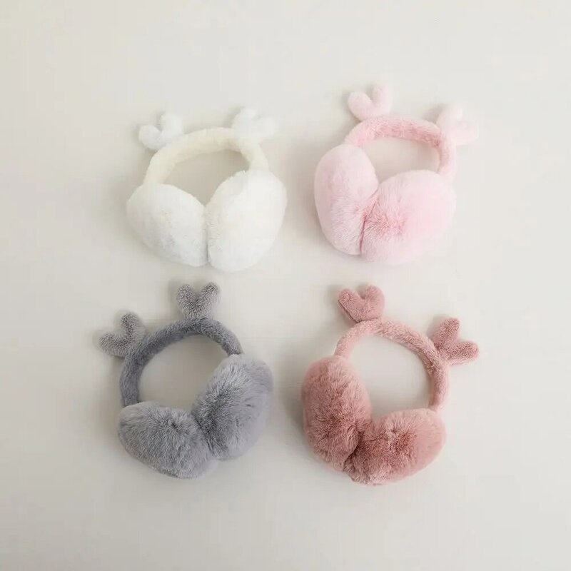2023 New Lovely Winter Warmer Cat Earmuffs Plush Women Playful Ear Cover Cold Protection Accessories