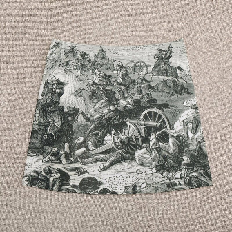 Minifalda de la batalla de Waterloo para mujer, ropa de estilo coreano, tendencia de verano, 1815, 18 de junio de 2023