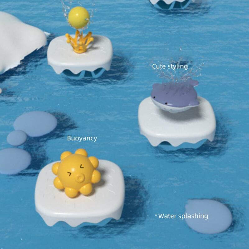Mainan kolam renang bayi interaktif mainan semprotan air Penguin lucu untuk bak mandi atau kolam renang Ideal hadiah Pancuran bayi