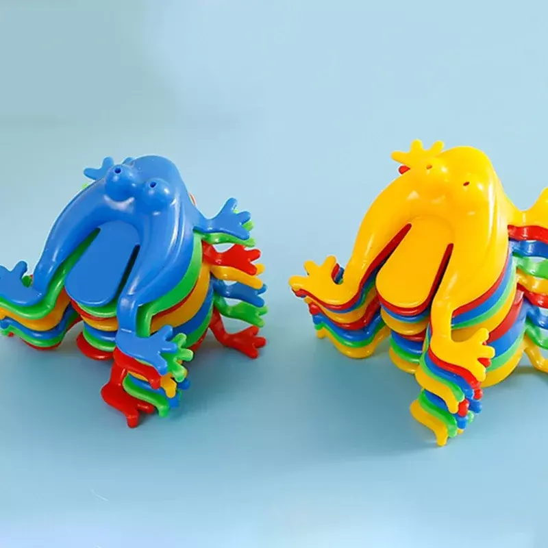 Jumping Frog Toys giocattolo per l'ansia delle rane di rimbalzo genitore-figlio per i bambini giocattoli assortiti per alleviare lo Stress regalo per la festa di compleanno dei bambini