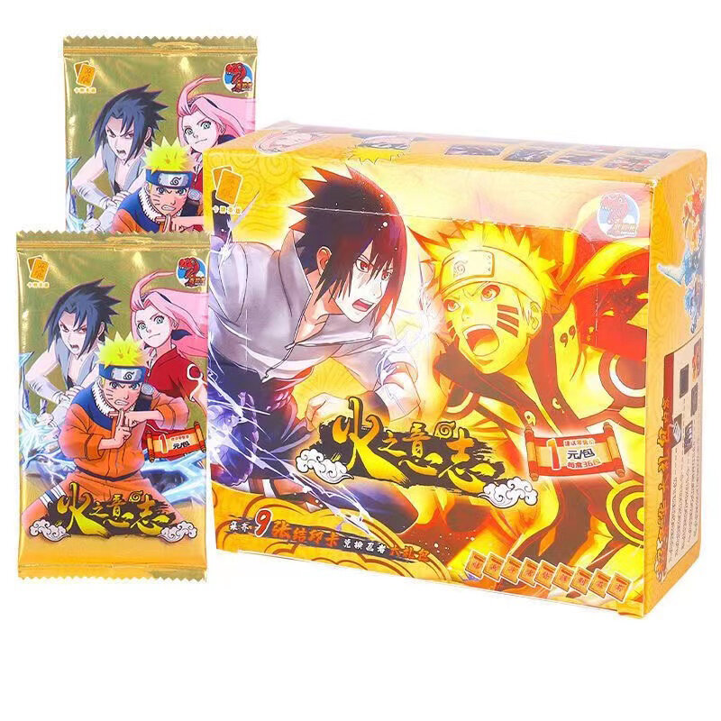 Vários Pcs Anime Naruto Cartões Shippūden Kakashi Ninja TCG SSR Rare Trading Collection Cartões Battle Carte para Crianças Presente Brinquedos