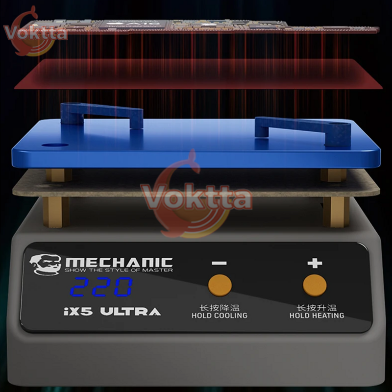 Ix5 Ultra-Vorheiz station Konstant temperatur Motherboard Schweißt isch geschichtet Heizplatte Heizung Vorwärmer Löt station