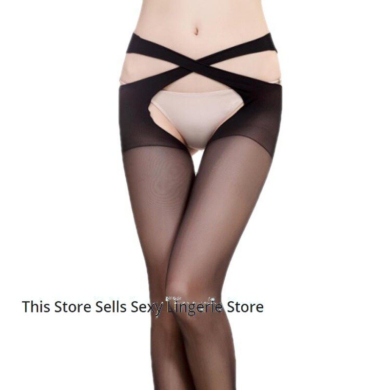 Sexy lingerie, stockings, one-piece crotchless suspenders, jacquard pants, leggings, suspenders, fishnet stockings wholesale