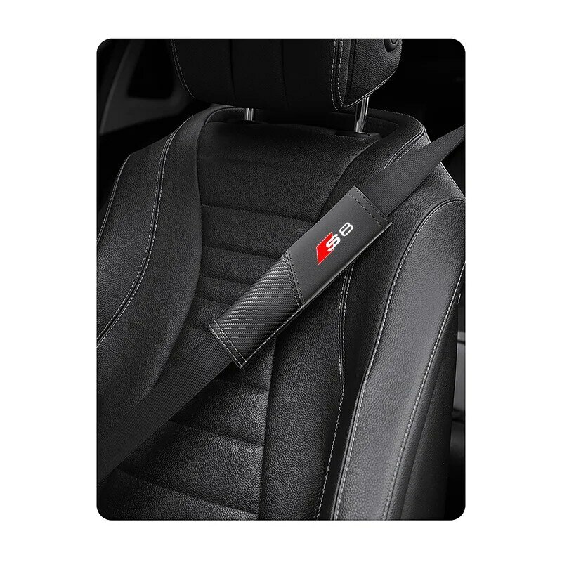 1Pcs car seat belt cover shoulder pad interior accessories for  Audi S8