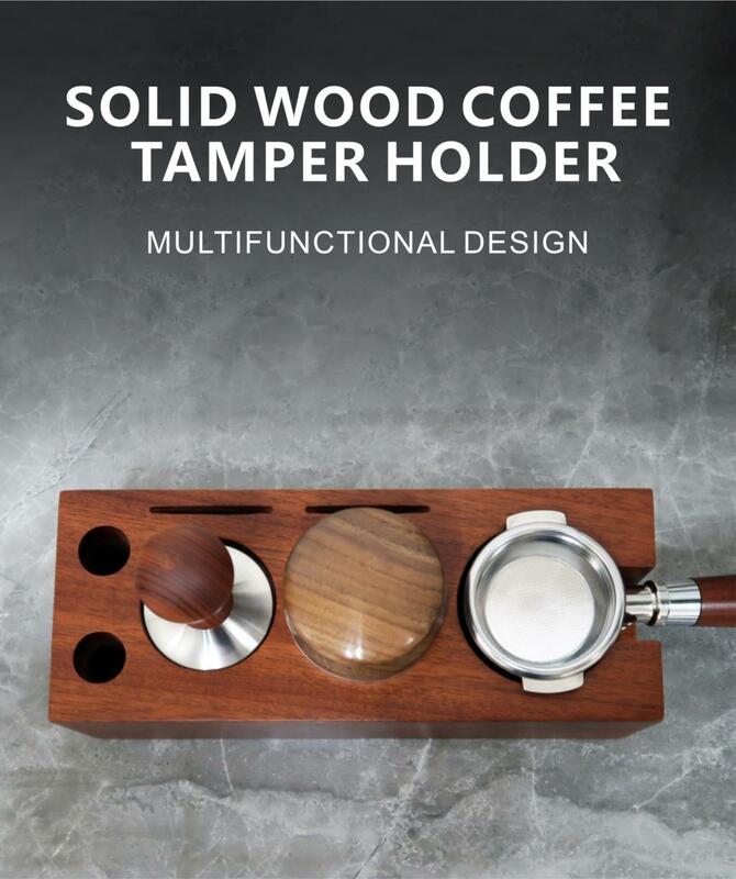 51/54/58mm Multifunction Coffee Tamper Holder Filter Stand Espresso Distributor Mat Rack Coffee Maker Tool Barista Accessories