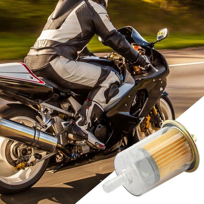 Новый универсальный бензиновый топливный масляный фильтр 1 шт. для скутера мотоцикла мопеда скутера кроссового велосипеда квадроцикла топливный фильтр
