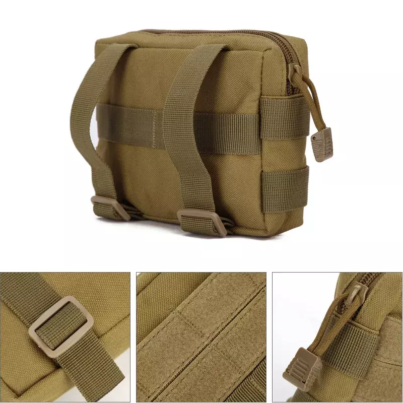  Tactical Waist Bag Outdoor Camping EDC Tool Wallet Purse Fanny Backpack Phone Bag Nylon Molle Hunting Waist Belt Pouch