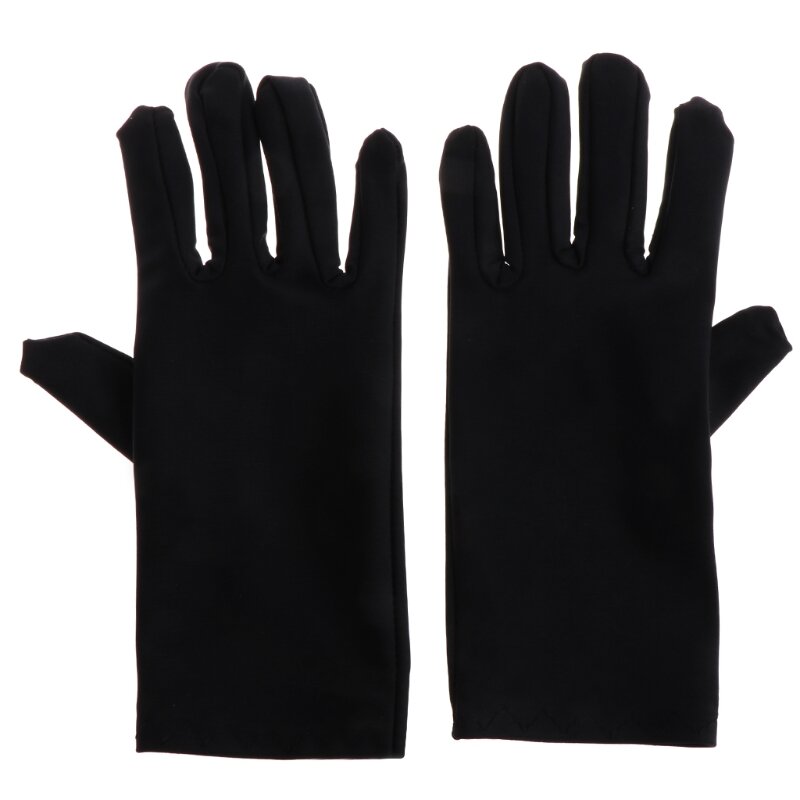 Găng tay kiểm tra trang sức Găng tay cotton đen Thủ công mỹ nghệ Xử lý găng tay làm việc