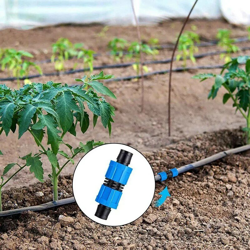36 Pcs Drip Irrigation Couplings, 1/2 Inch Universal Connector Drip Tubing Fittings, Compatible With 16-17 Mm Drip Tape