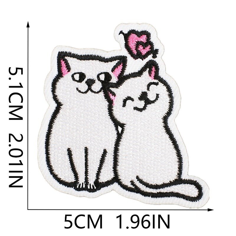 Hot Valentines Embroidery Patch DIY Romantic Love Rose Stickers Adhesive Badges Iron on Patches Cloth Bag Hat Emblem Accessories