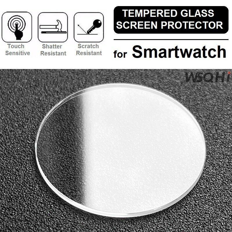 Protetor de tela Smart Watch, vidro temperado, película protetora anti-risco, Garmin Forerunner 165, 5pcs
