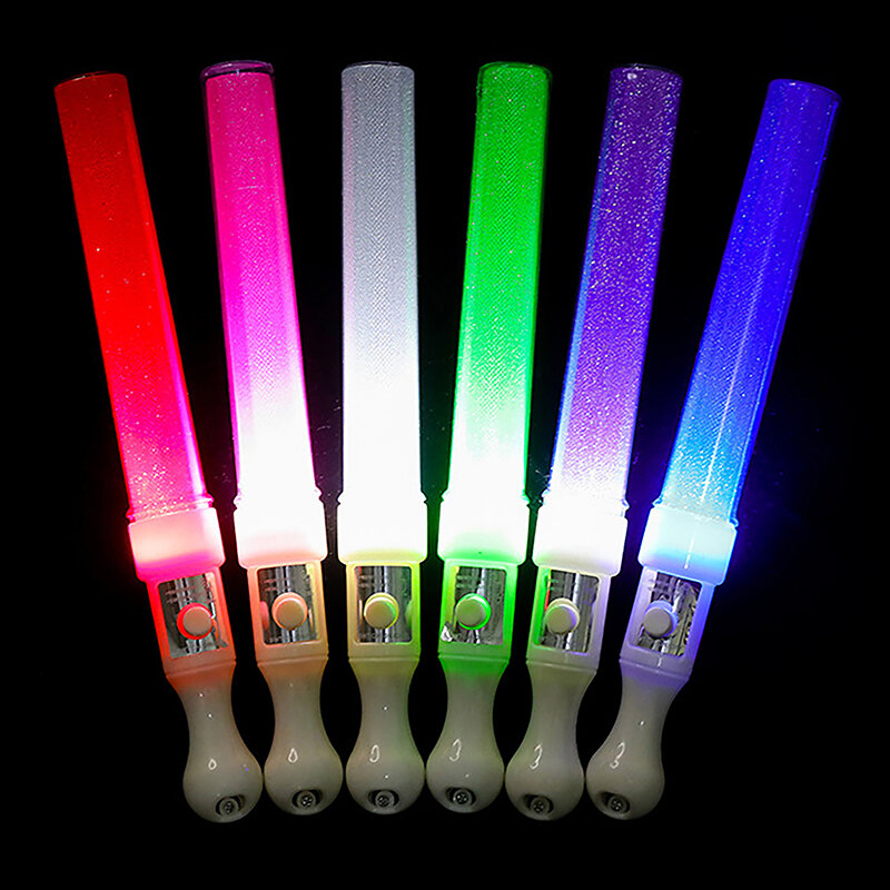 1Pc Led Glow Stick Lichtgevende Concert Juichende Buis Batterij Aangedreven Bruiloftsfeest Licht Stok Speelgoed