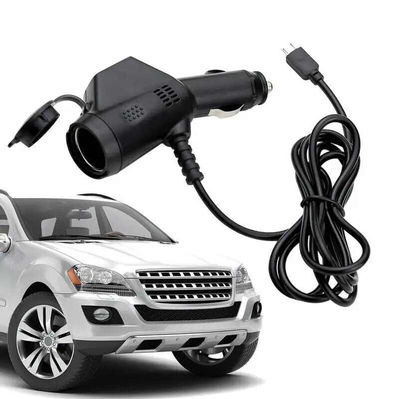 Автомобильное зарядное устройство для телефона, зарядный кабель, автомобильный прикуриватель, 3 в 1, двойной USB-порт, многофункциональный зарядный кабель и двойной USB-порт