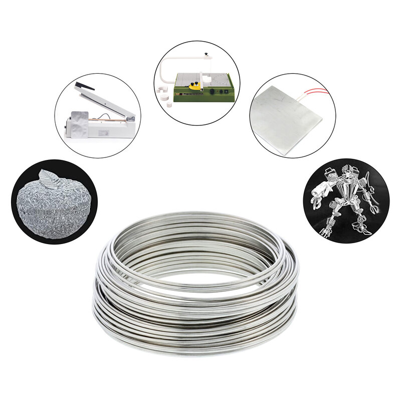 High temperature nickel chromium heat-resistant wire Diameter 0.08mm - 3.0mm universal support wire process line (Length 1-50M)