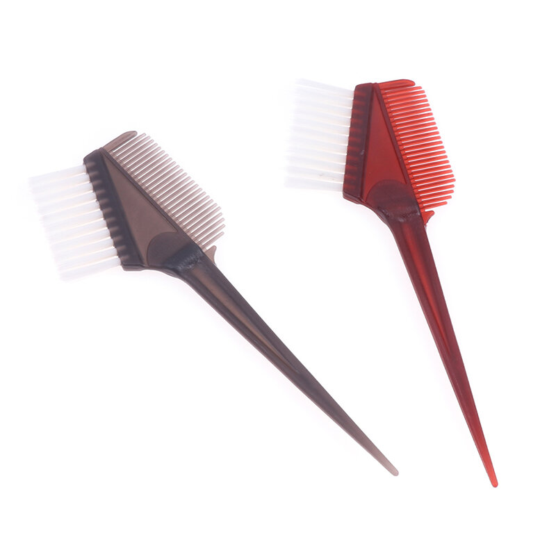 Pro Salon Tools spazzole da colorare per tinture per capelli in plastica pettine barbiere tinta strumenti per lo Styling per parrucchieri pettini per capelli con pennello