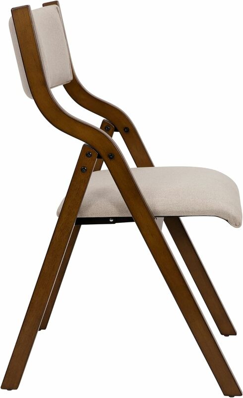 Sillas plegables modernas para comedor, juego de asientos de 2, 18 pulgadas de altura, silla de comedor de diseño