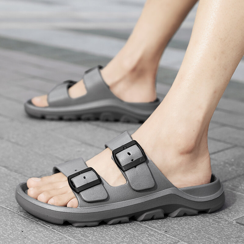Sandal pantai EVA pria, Kasut kasual Non slip klasik Bken dalam ruangan luar ruangan, taman Size39-46 musim panas