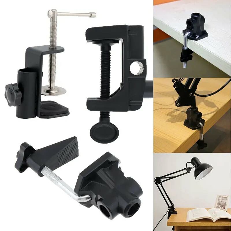 Universal Bracket Clamp Acessórios, DIY Fixed Clip Fittings, Screw Light Mounting, Suporte da câmera para microfone, Desk Lamp Broadcast