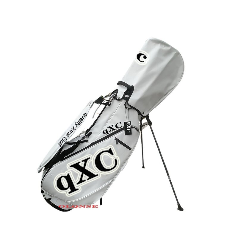 2024 New High-end Golf Bag Super Lightweight Portable Stand Bag Large Capacity Professional Waterproof Pu Material