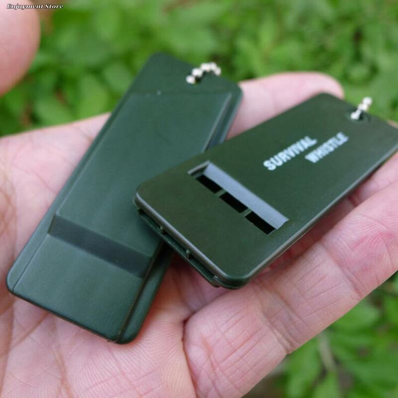 1PC Outdoor Camping Hiking Tool Super Loud Emergency Survival Whistle Signal Sound Travel Kits Children Gifts