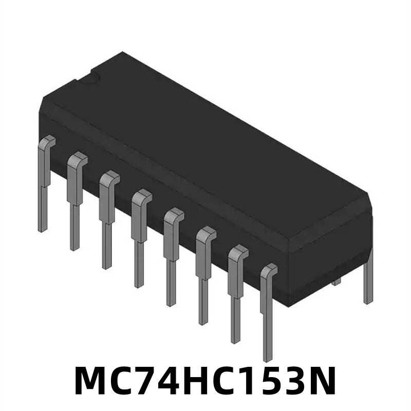 1 pces 74hc153n mc74hc153n lógica chip direto inserção dip16 ponto