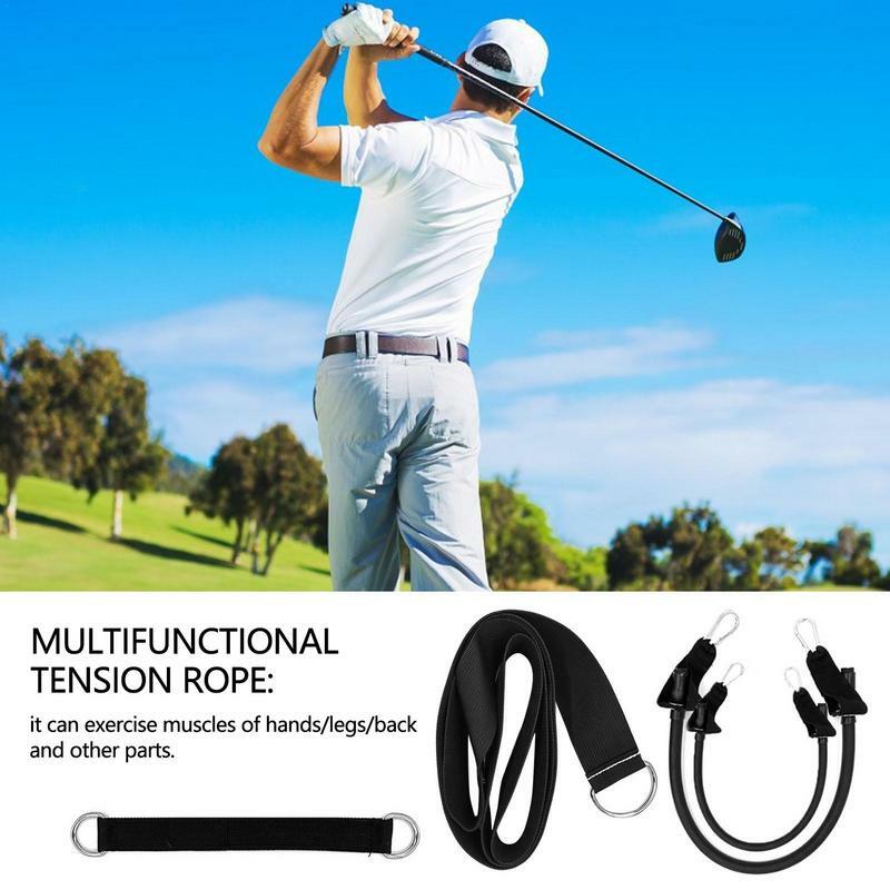 Golf Turn Training Belt Nylon Golf Swing Training Belt Aid Elastic Tennis Trainer Baseball Swivel Self-study Exercise Equipment