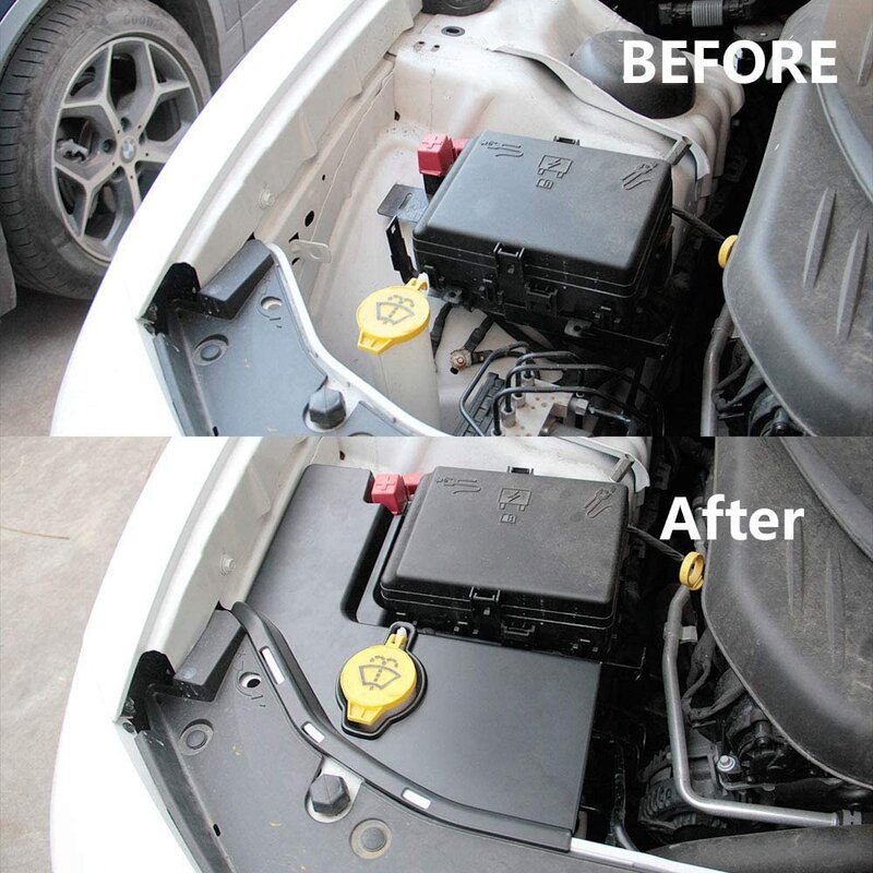 Kunststoff-Scheiben waschanlage Tank Motor regal Seitenwand abdeckungen für Dodge Charger Challenger Chrysler 300/300c 2011-2015