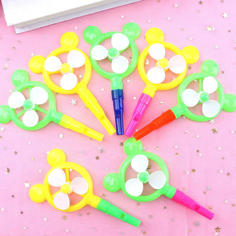 5PCS Creative Baby Kids Toys Classic Plastic Whistle Pinwheel Snail Shape Birthday Party Kids Back to School Gift Toys