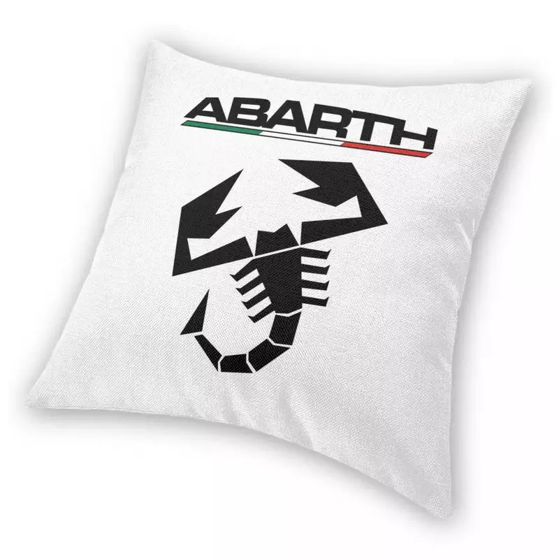Abarth Scorpion italia federa poliestere lino velluto modello Zip Decor federa per cuscino casa fodera per cuscino all'ingrosso 45x45