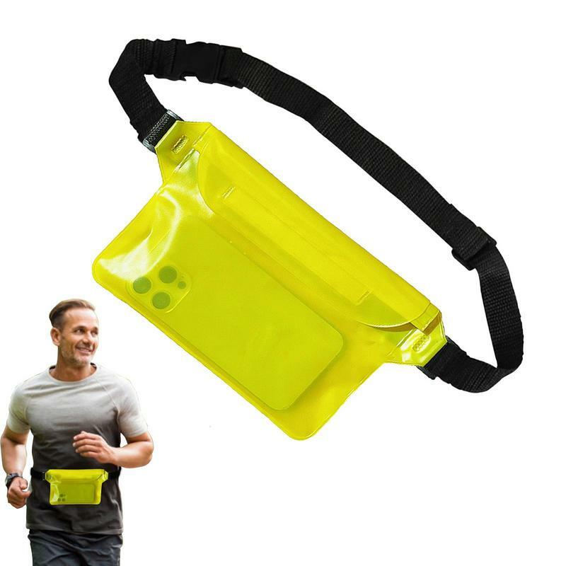 Neue wasserdichte Tasche mit Hüftgurt Telefon Gürtel tasche mobile Gürtel tasche hohe Kapazität 3-lagige wasserdichte Tasche zum Schwimmen