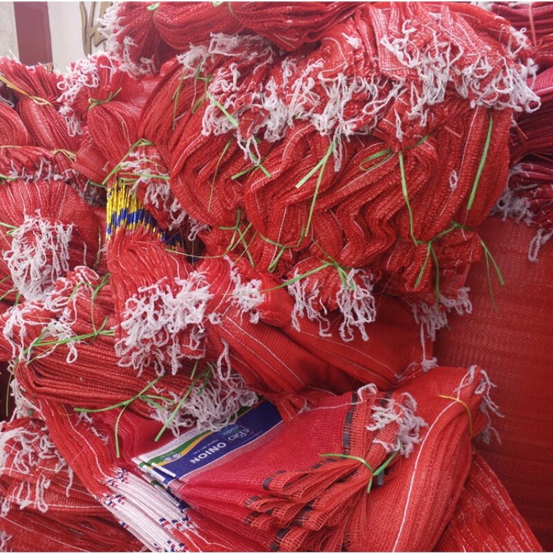 Customized product、PP Woven Vegetables Packing Onion Potatoes Garlic  garbage mesh bags