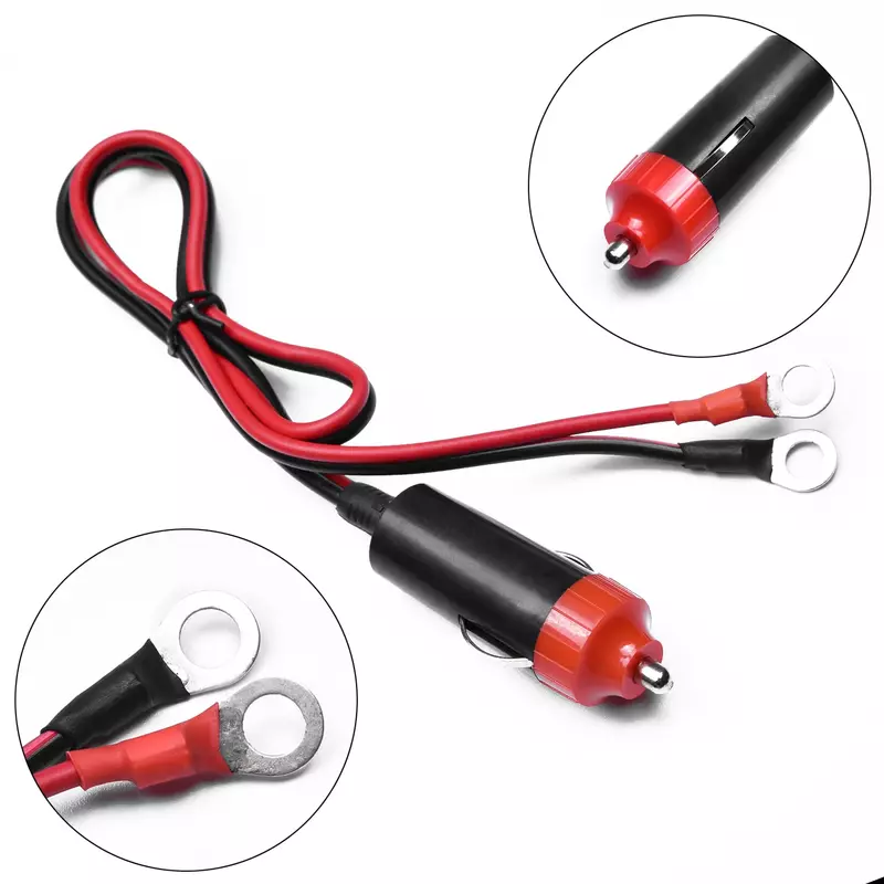 Power Wire Supply Cord Power Supply Cord Motorcycle Adapter Cigarette Cigarette Supply Cord New new Hot Fashion