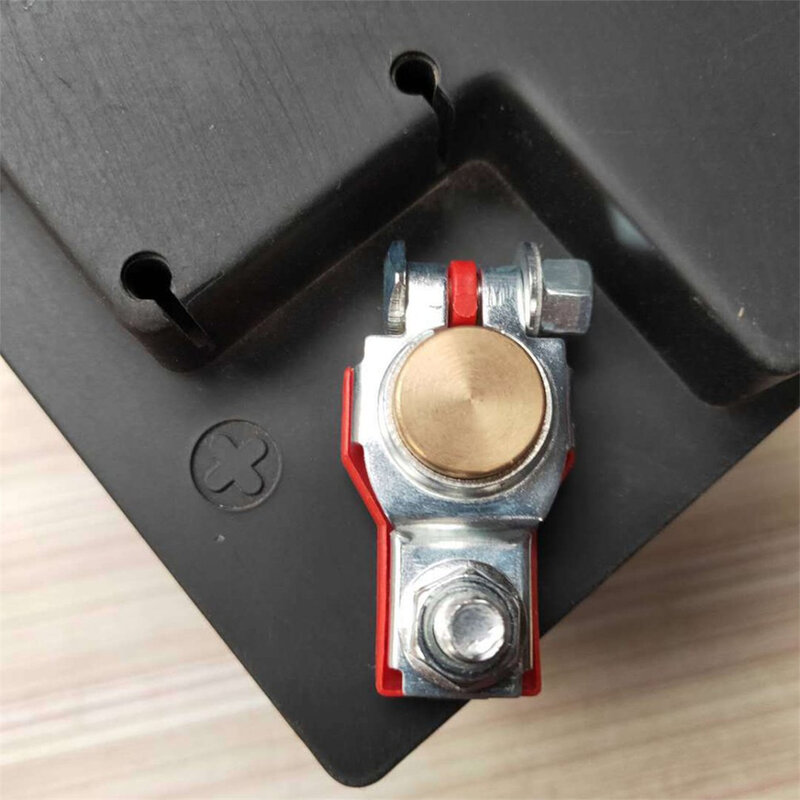 1pair Battery Terminal Positive + Negative Automotive Battery Terminal Clamp Clip Connector Car Accessories
