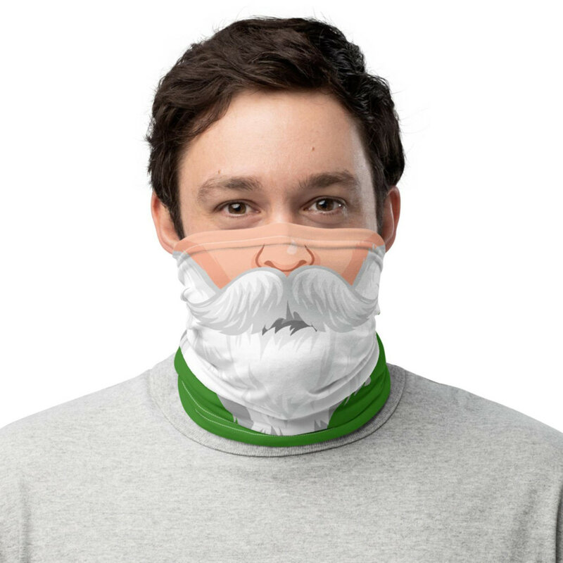 Unisex Rave Bandana Hals Gamasche Kopf bedeckung für Frauen Männer Weihnachten Gesicht Schal interessante Schutz werkzeuge