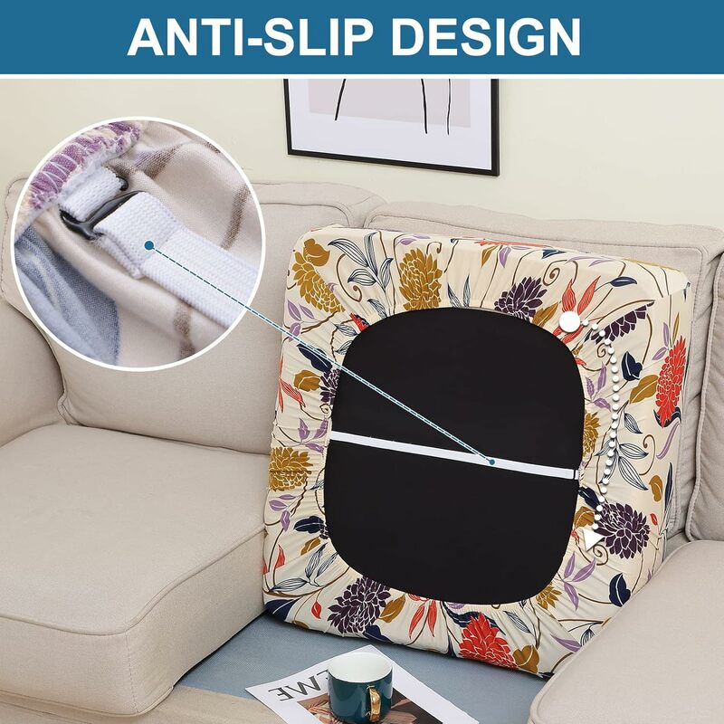 Não-Slip Stretch Sofá Almofada Cobre, Sofá Slipcovers, Soft Couch Covers, Substituição