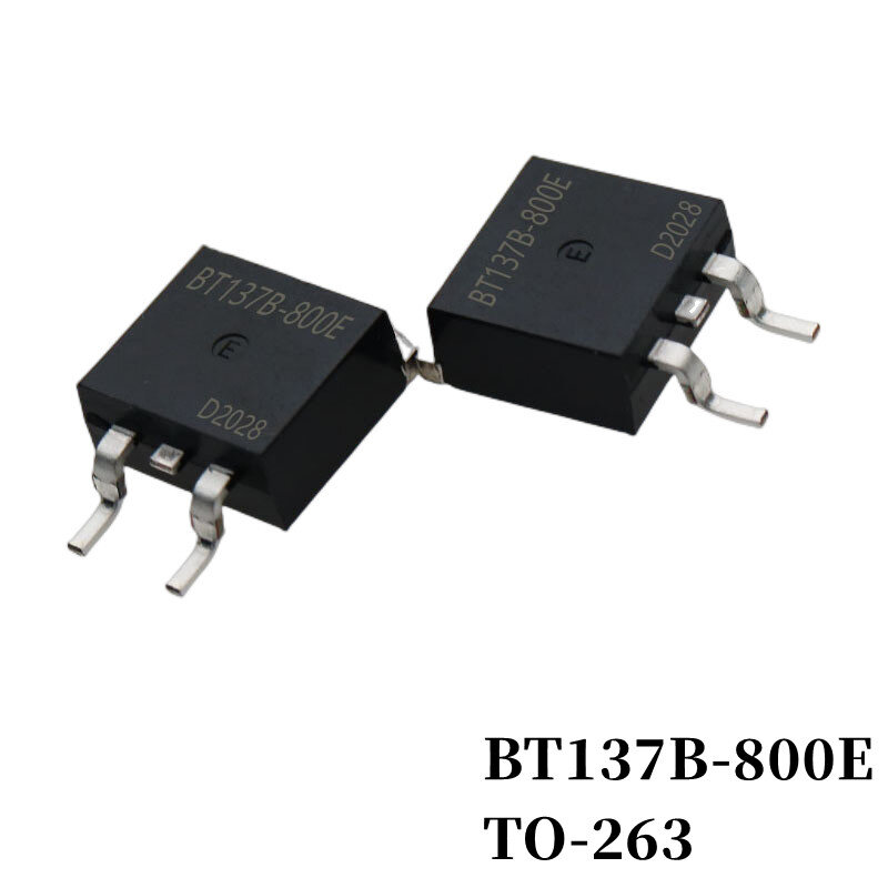 10 ~ 500 pz BT137B-600D BT137B-600E BT137B-600F BT137B-800D BT137B-800E BT137B-800F Triac 8A 600V/800V TO-263 tiristore SMD